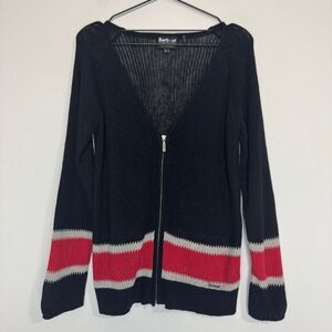 Barbour Zip Up Alpaca Blend Cardigan 8